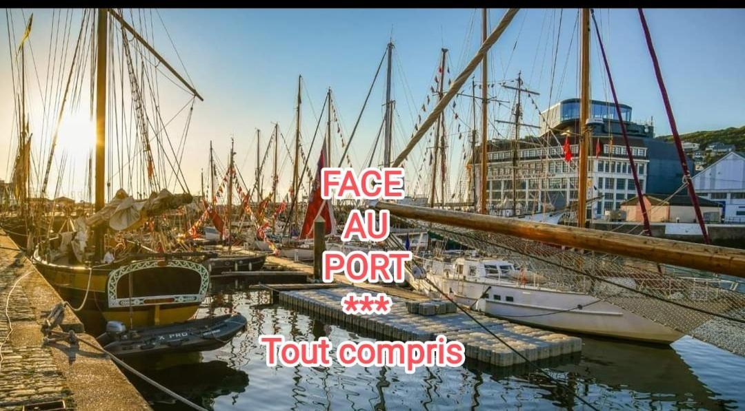 Le Reflet Des Voiles Face Au Port De Fecampアパートメント エクステリア 写真